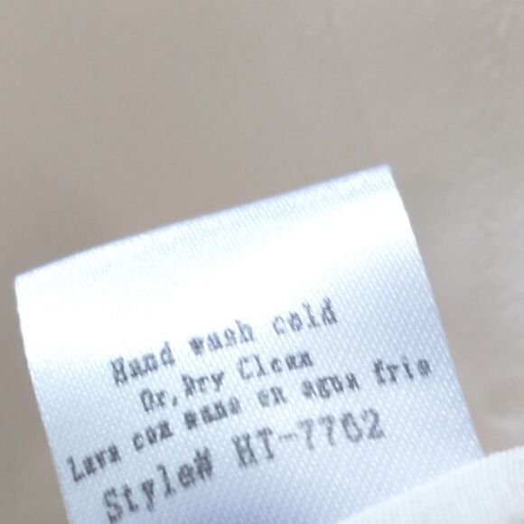 Y2K Ruffled Crop Top Cami Vanilla White Adjustable Spaghetti Straps Zipper Back. - Picture 12 of 16